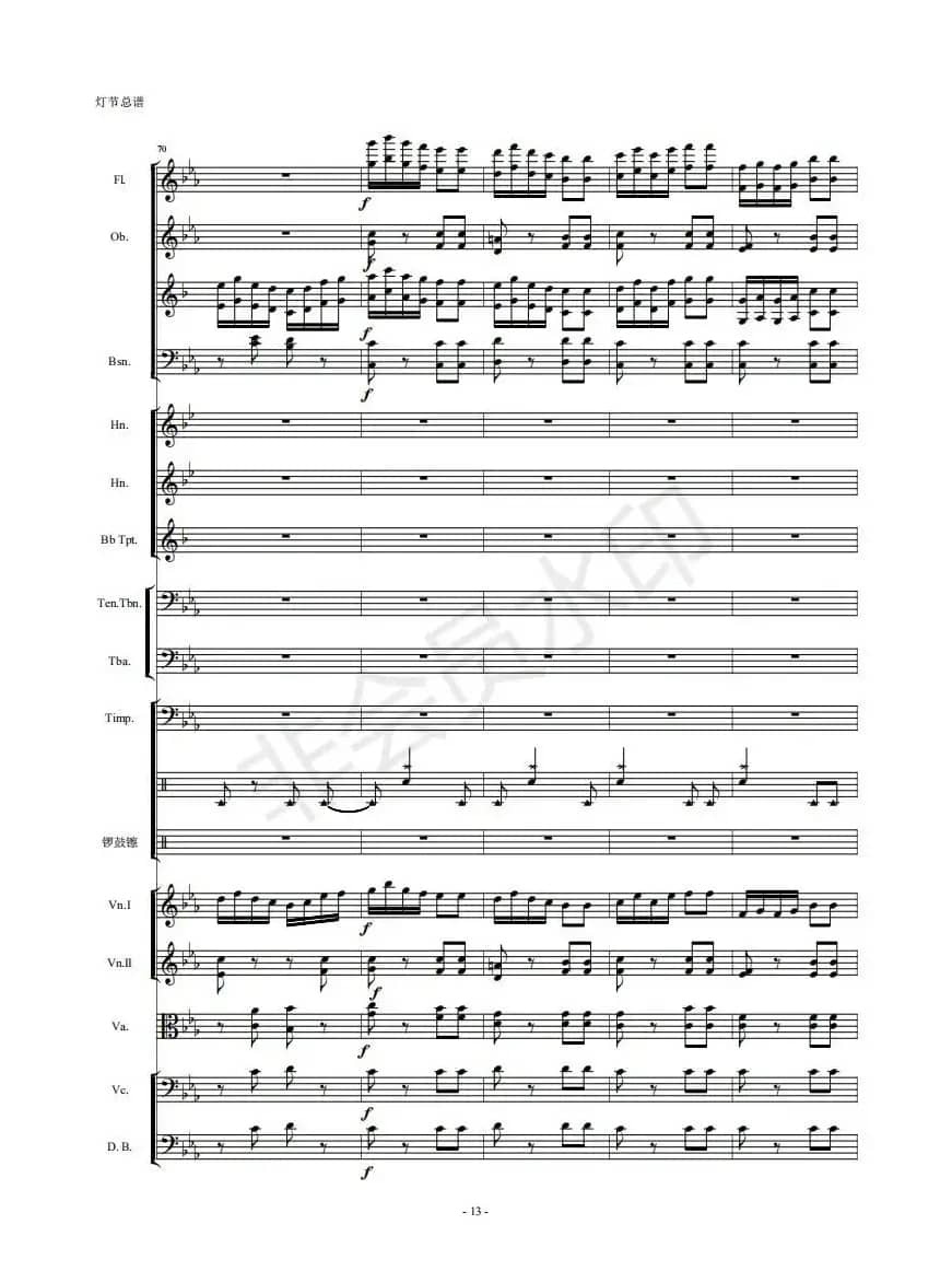 河南民歌组曲（第四乐章）