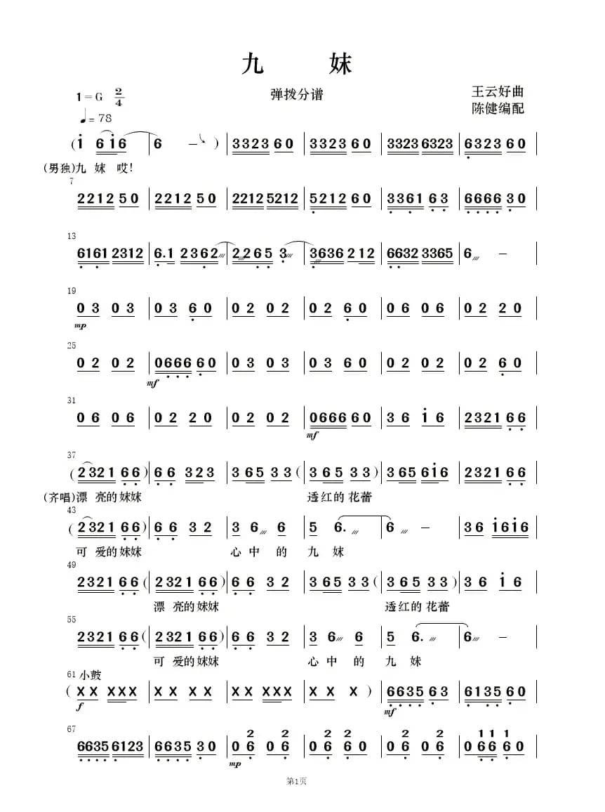 九妹（民乐合奏）