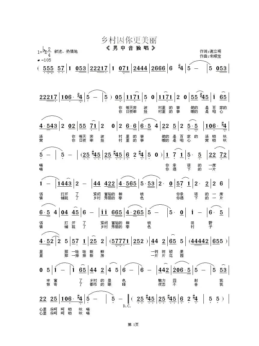 乡村因你更美丽