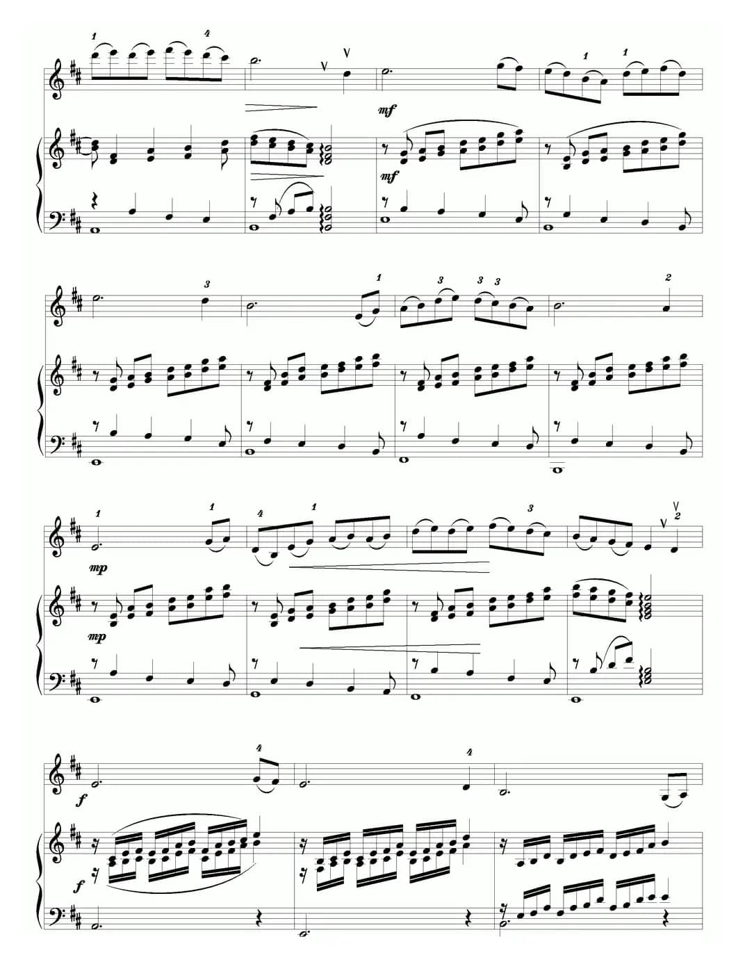 七夕情歌（小提琴独奏钢琴伴奏）