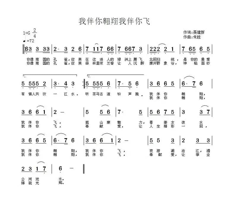 我伴你翱翔我伴你飞