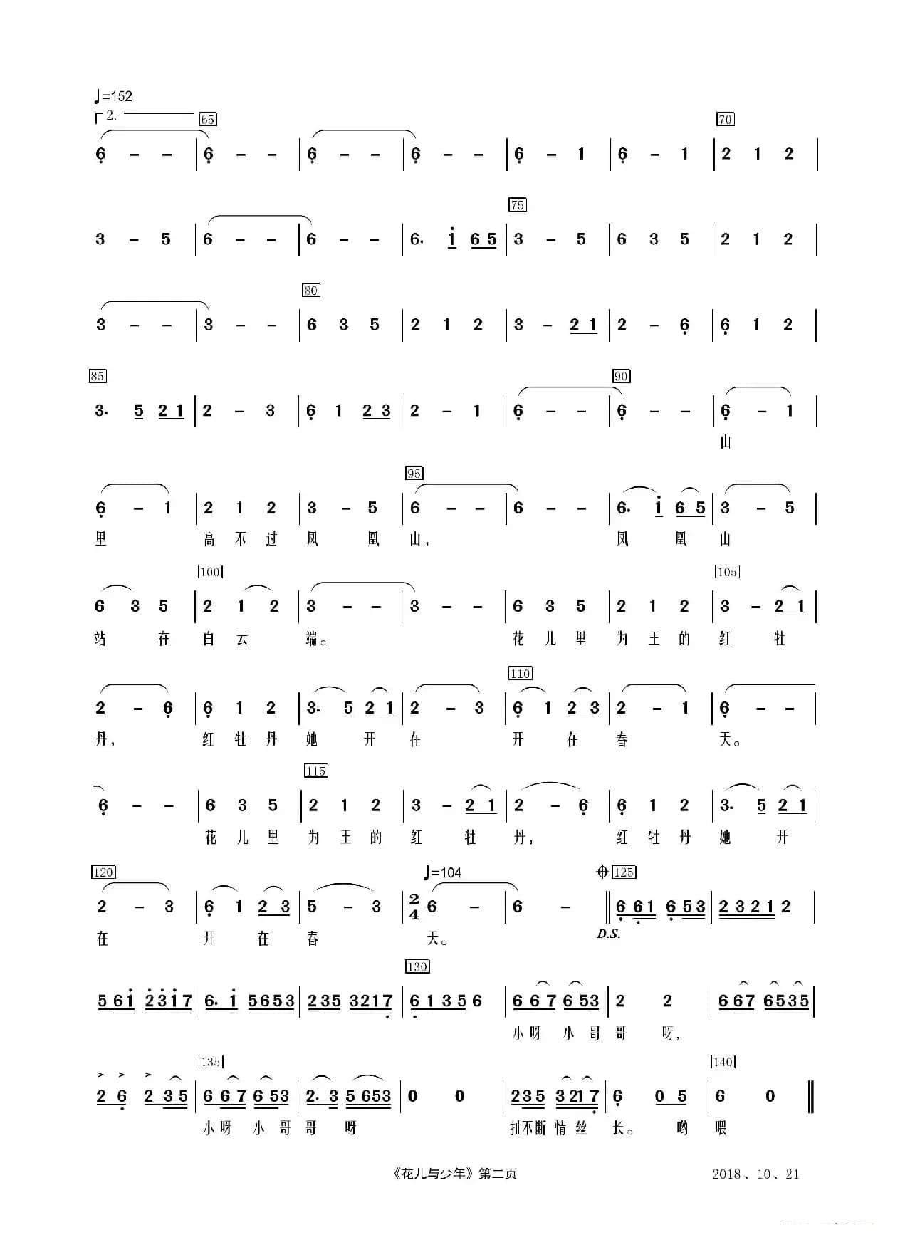 花儿与少年（民乐合奏）