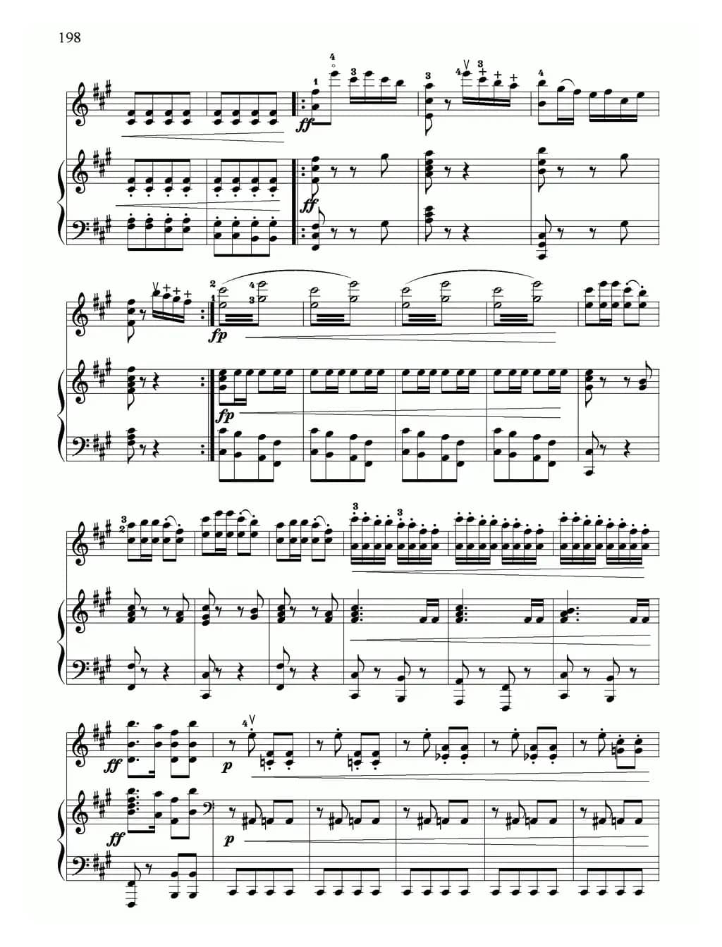 小八路勇闯封锁线（小提琴独奏+钢琴伴奏）