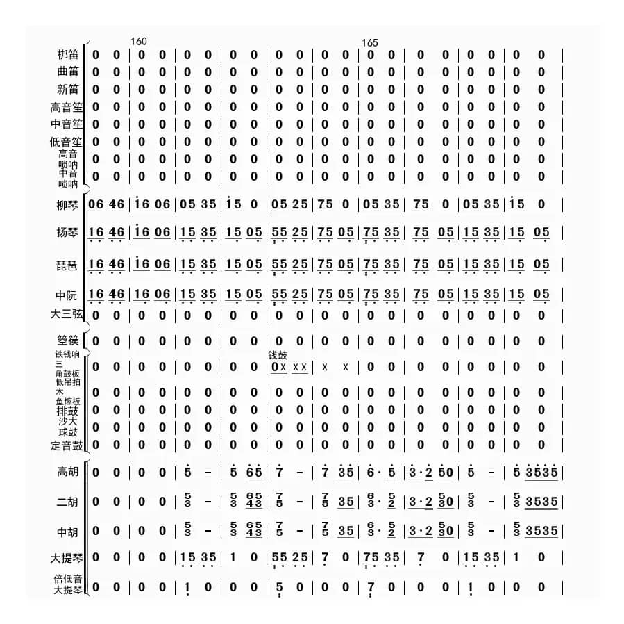 高山青（总谱）