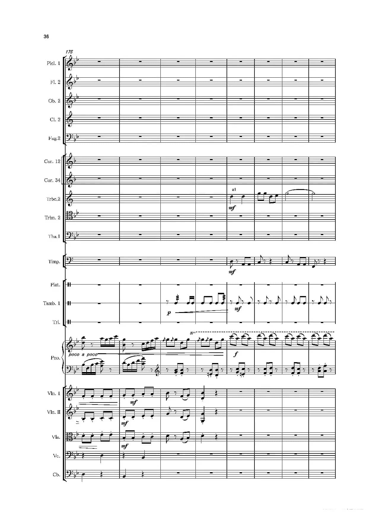 第二钢琴协奏曲（第一·二·三乐章）（管弦乐作品）