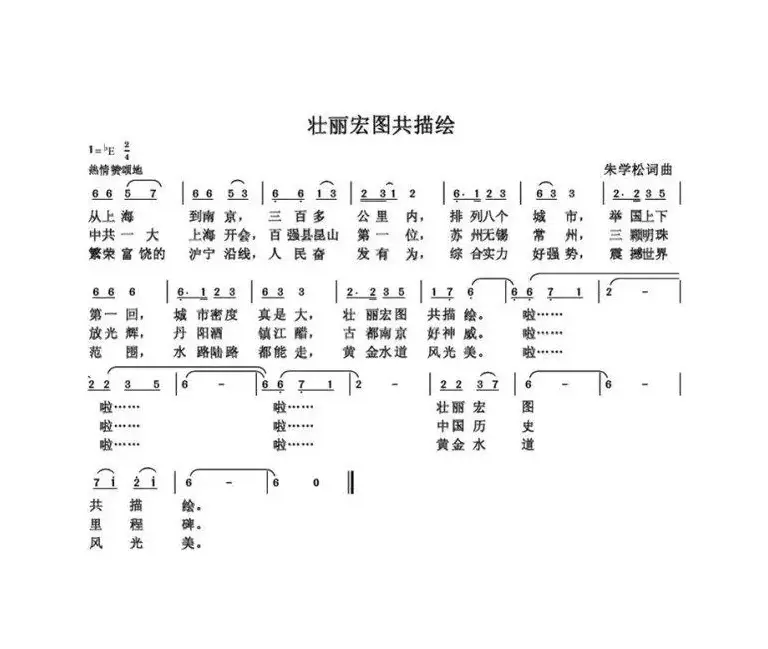 壮丽宏图共描绘（朱国鑫创作）