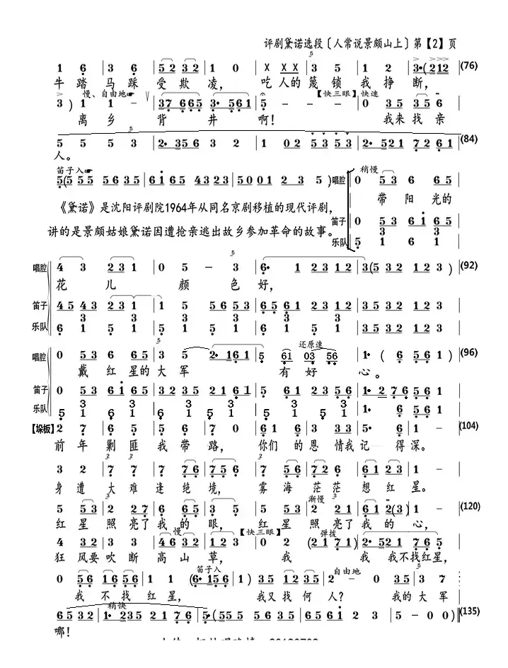 人常说景颇山上（黛诺、选段改编版）