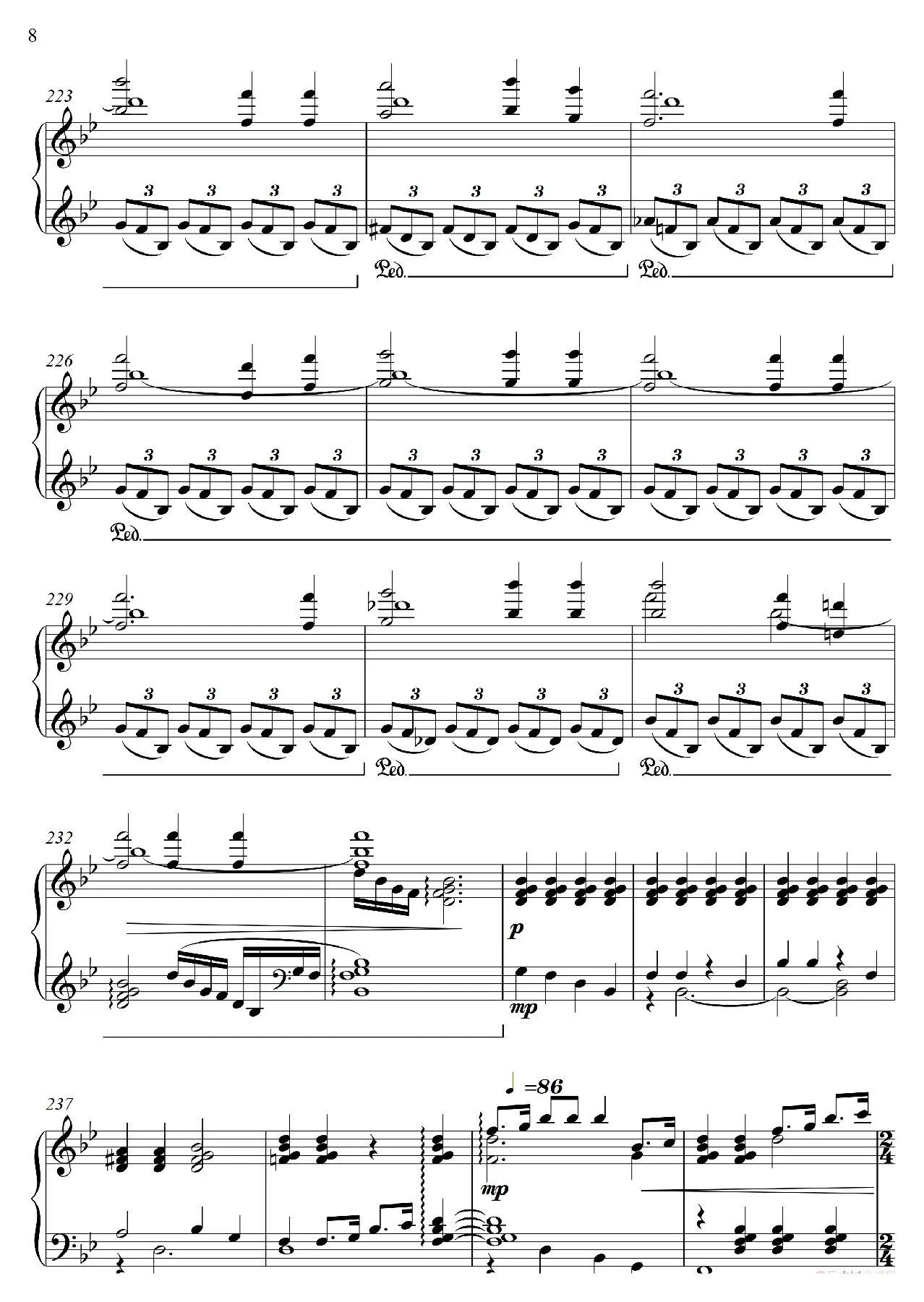 第22钢琴奏鸣曲“信仰”Piano Sonata No`22（四个乐章）