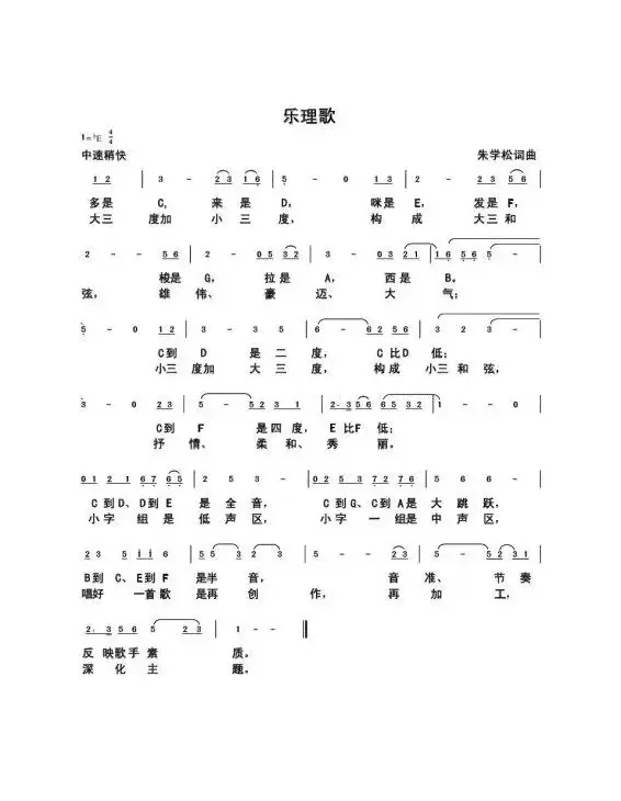 朱国鑫（朱学松）创作歌曲54首（第二部分18首）