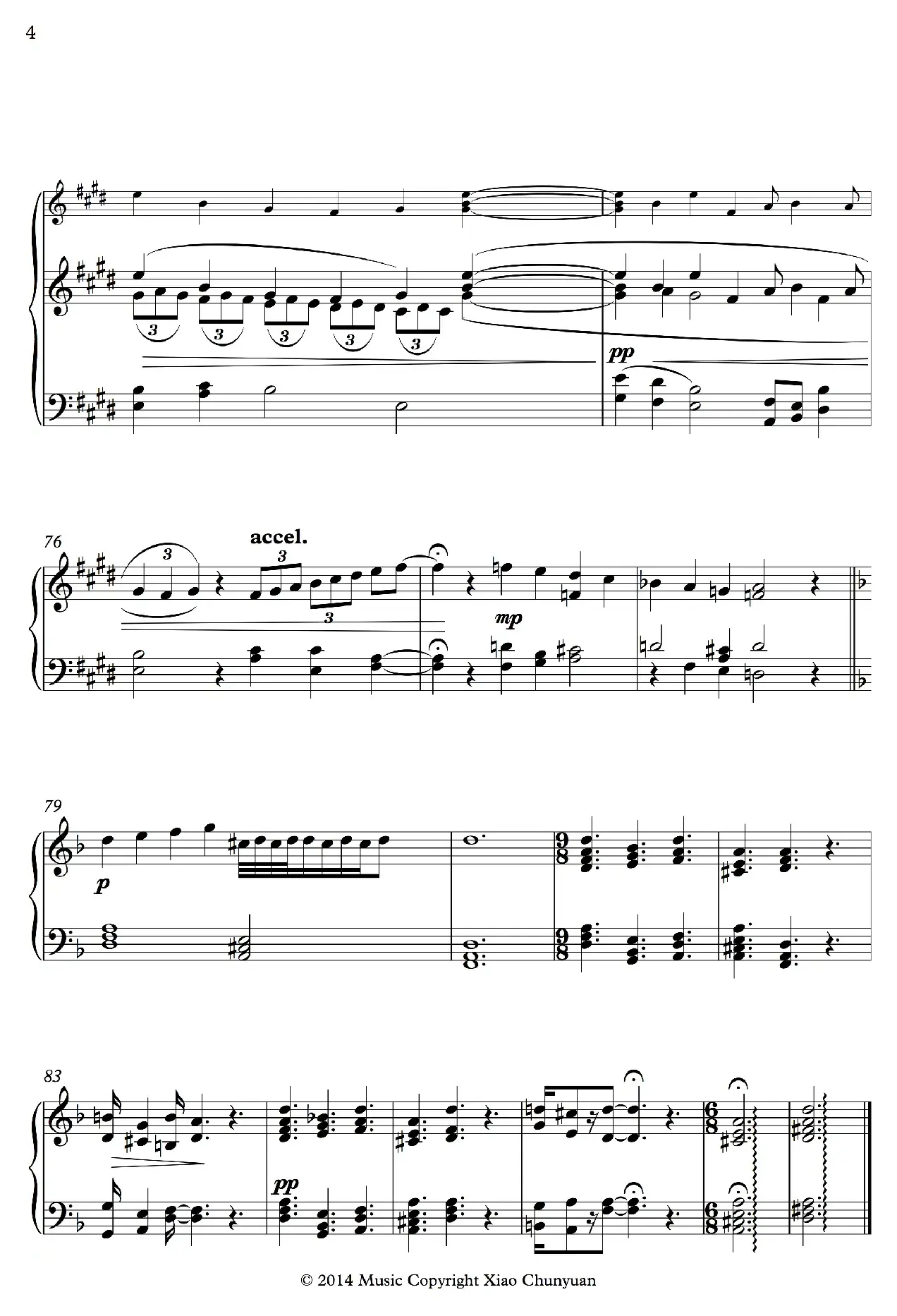 Etude No 2（钢琴练习曲）