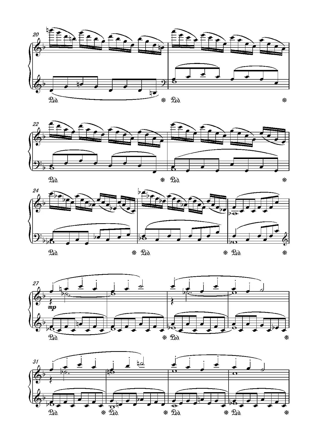 第14钢琴奏鸣曲  Piano Sonata NO.14‘Sonatine’（小奏鸣曲）