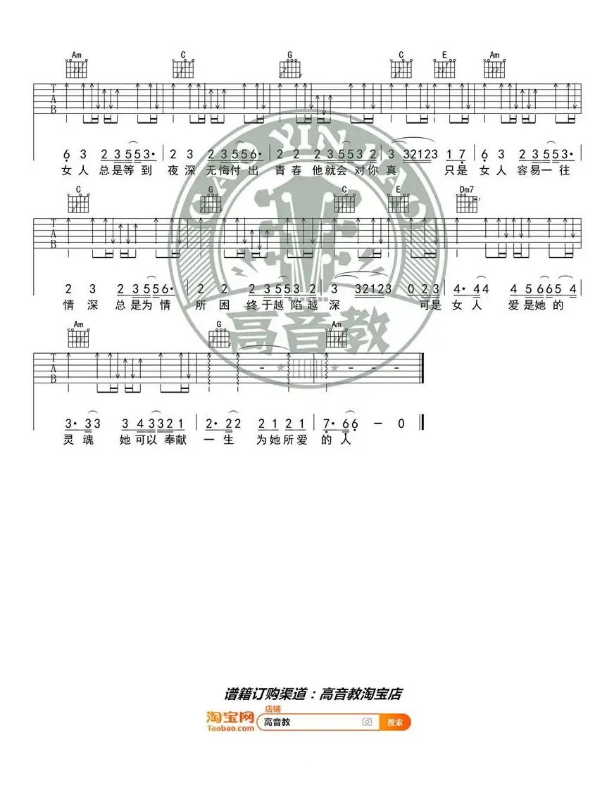 《问》吉他谱弹唱教学C调入门版 梁静茹 高音教 猴哥吉他教学