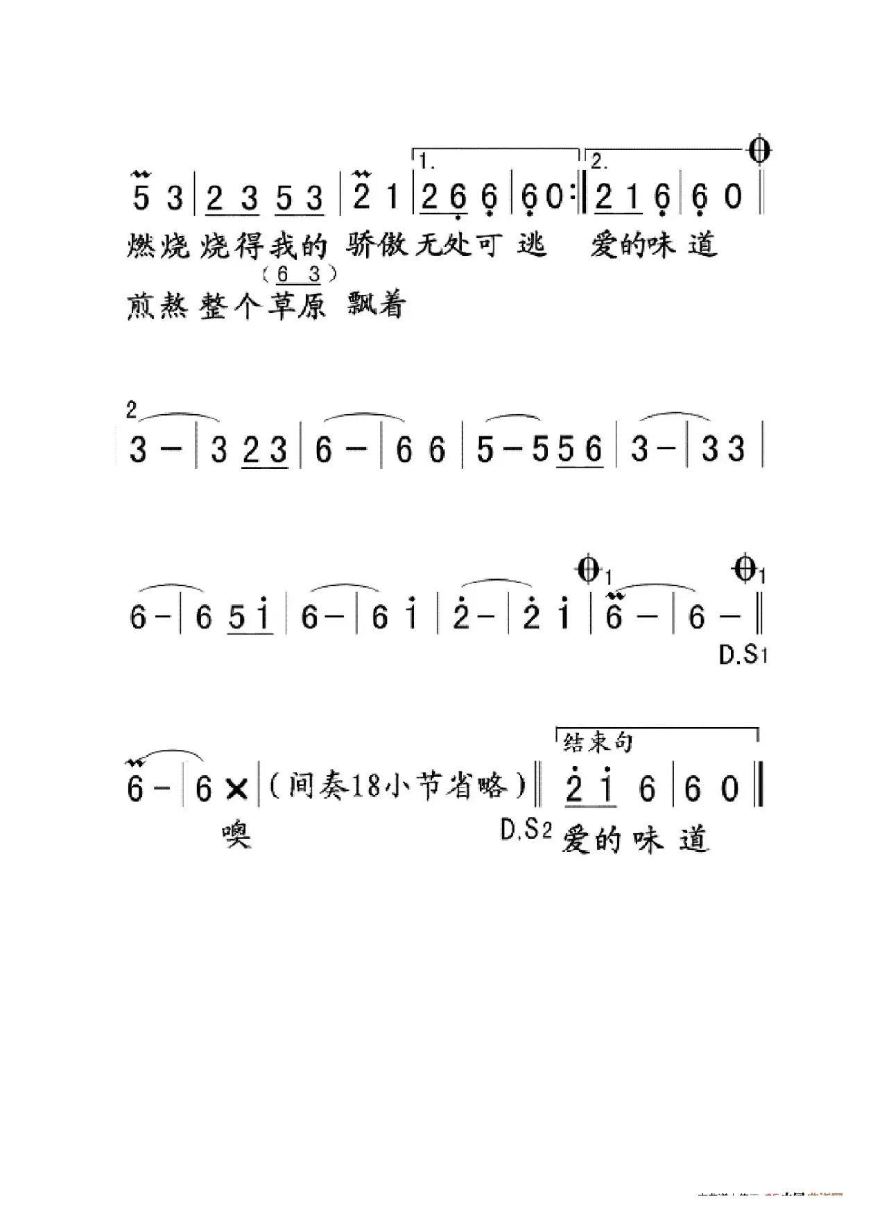 火苗（大字老人适用）