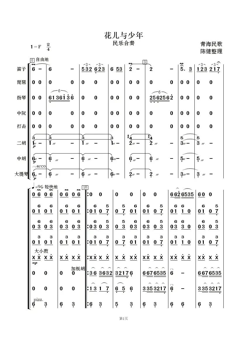 花儿与少年（民乐合奏）