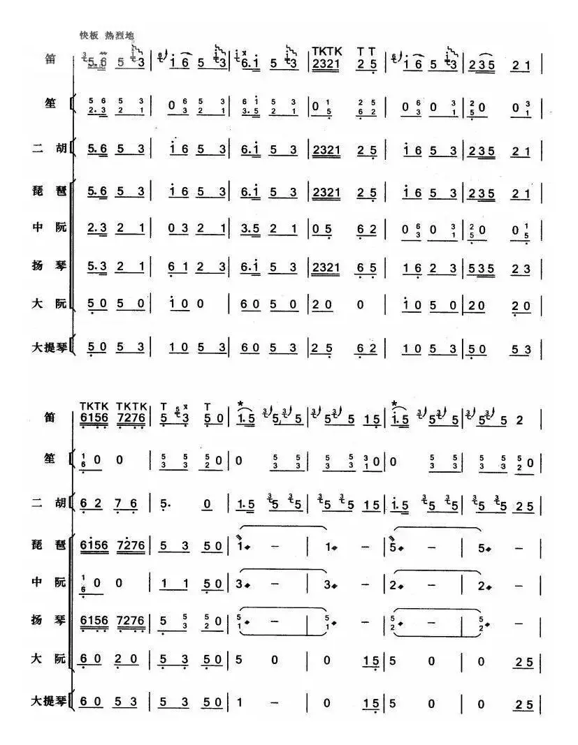 枣园春色（总谱）