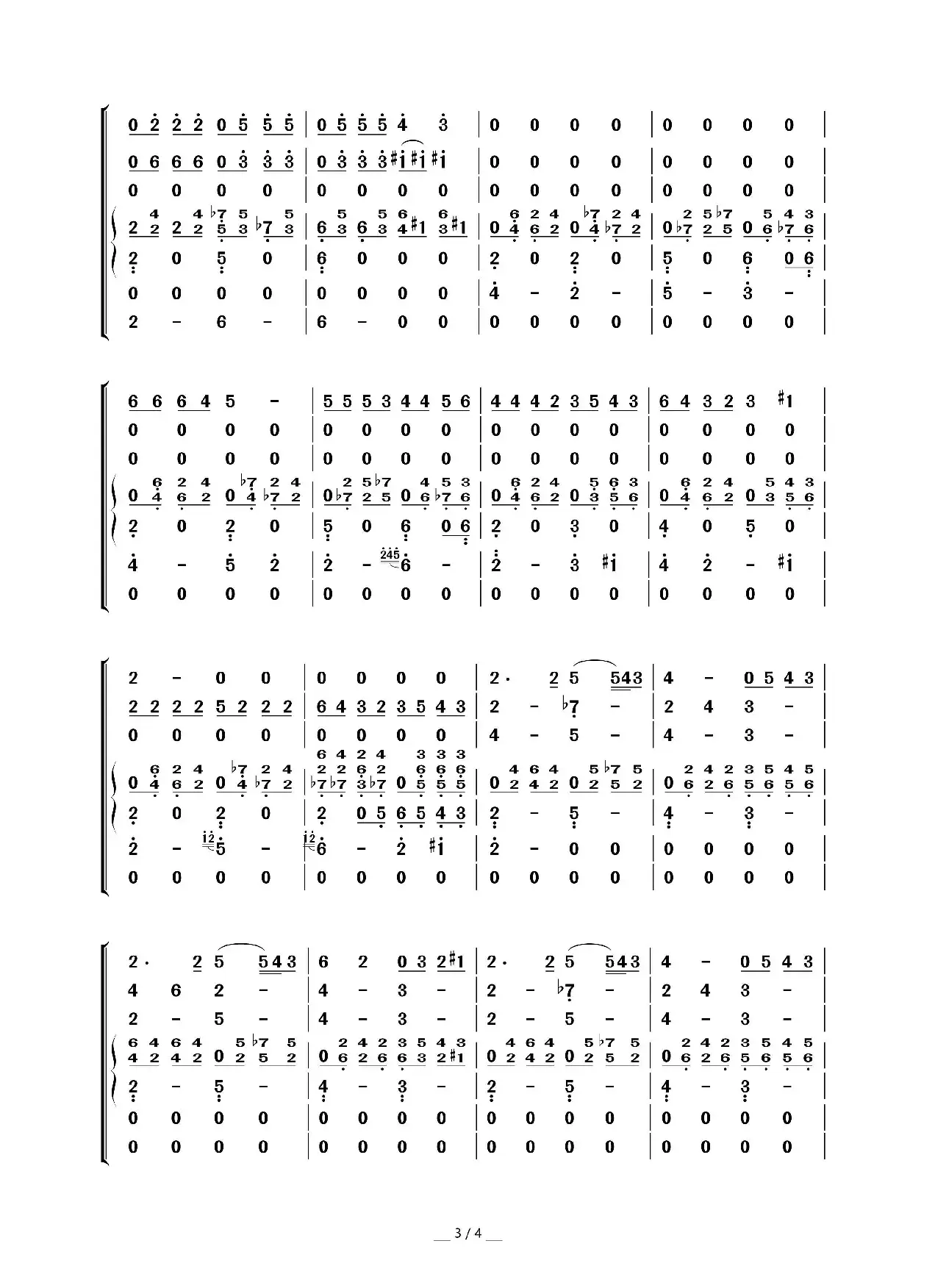 Vois Sur Ton Chemin（《放牛班的春天》主题曲)（合唱、独唱及总谱）