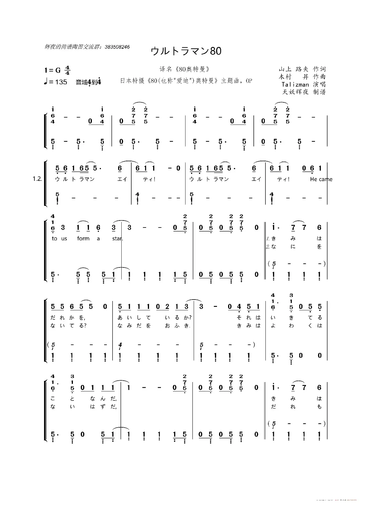 [日]ウルトラマン80（译名《奥特曼80（爱迪）》）（《爱迪奥特曼》主题曲、OP1）