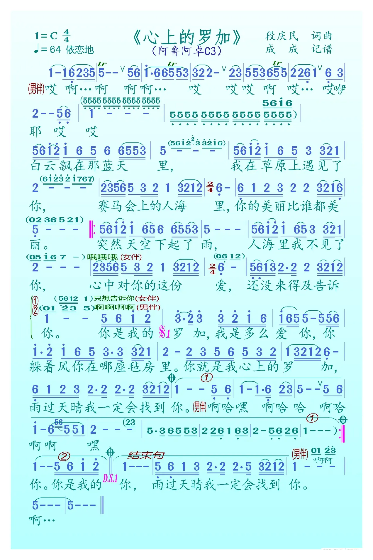 心上的罗加（阿鲁阿卓）