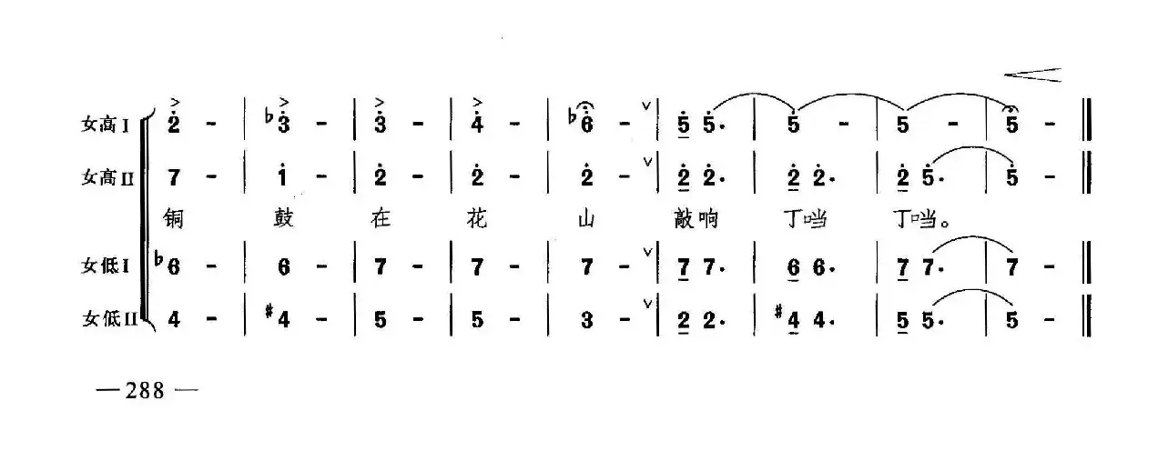 铜鼓在花山敲响（合唱）