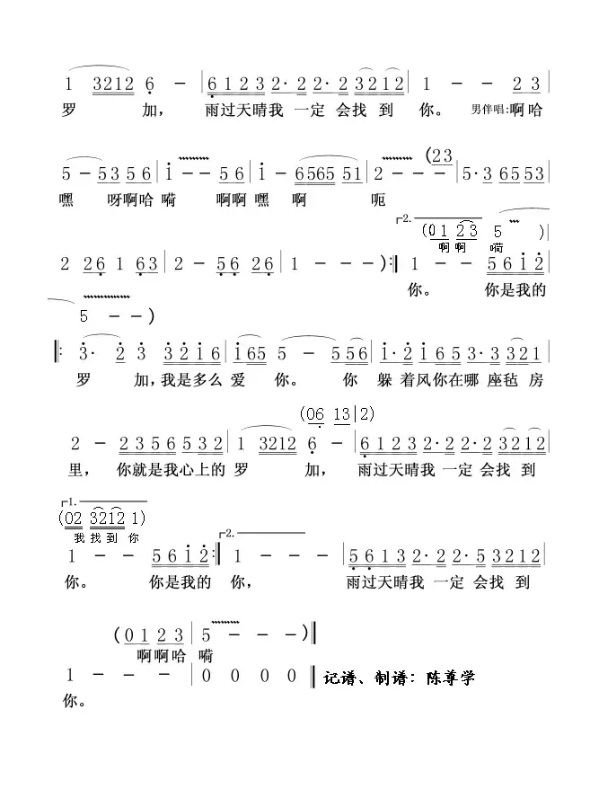 心上的罗加