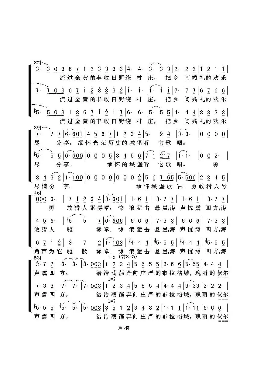 伏尔塔瓦河（世界名曲交响诗《我的祖国》 ）