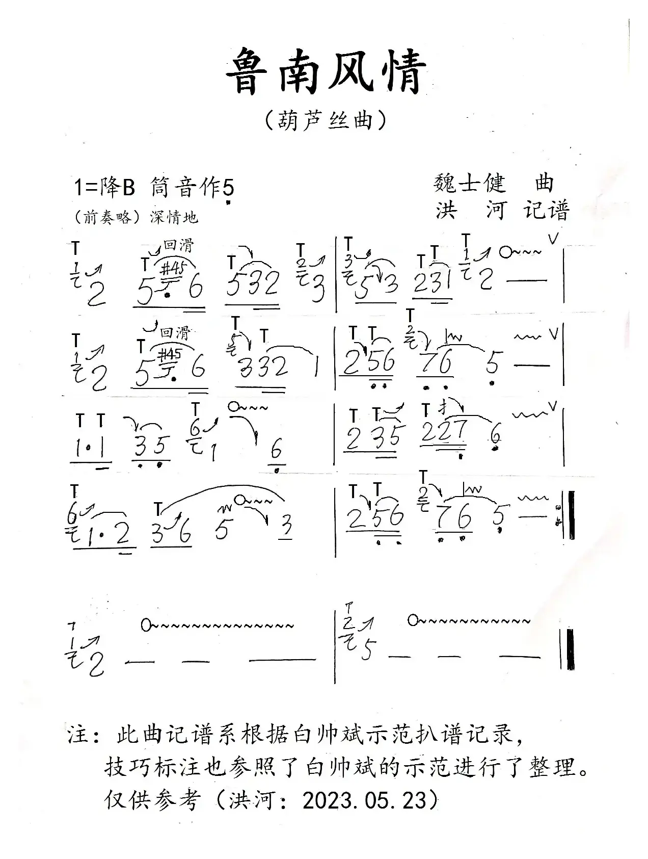 鲁南风情