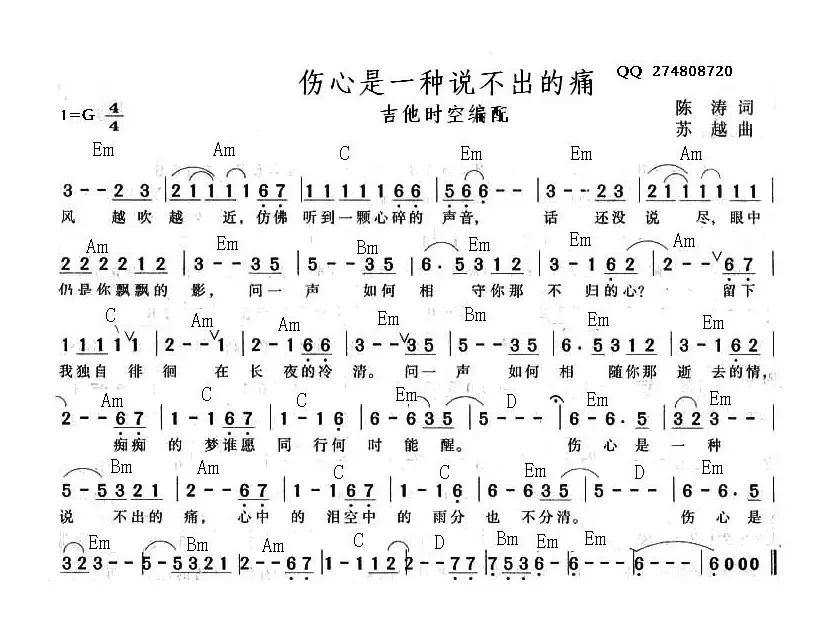 伤心是一种说不出的痛